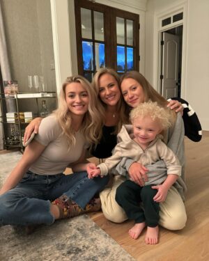 Athena Perample Instagram - Can you tell how HAPPY (and tired) we are?? God blessed this beautiful family of ours. Love you all so much.
