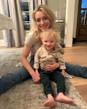 Athena Perample Instagram - Can you tell how HAPPY (and tired) we are?? God blessed this beautiful family of ours. Love you all so much.