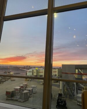 Athena Karkanis Instagram - Early morning flights are not all bad…