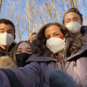 Athena Karkanis Instagram - Selfies in the woodsies #Gracen edition #nbcmanifest