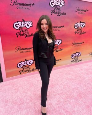 Aubrey K. Miller Instagram - Grease is the word 💗 Premiere of #RiseOfThePinkLadies on @paramountplus