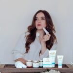 Aubrey K. Miller Instagram - I don’t gatekeep! @waxelene is a holy grail beauty product for me. It’s certified cruelty-free by PETA and Leaping Bunny, petroleum-free, organic, recyclable & hypoallergenic, making it a standout alternative for petroleum jelly, which has SO many harmful properties. It’s FAST acting, which has made everyone I’ve shared it with on set immediately purchase the largest bottle they could find haha. I truly can’t say enough about how much I love and use this product on the daily so now you’ll just have to try it for yourself. Thank you Waxelene 💛🩵 #Waxelene #crultyfree #skincare