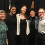 Audra McDonald Instagram - Not quite sure where to begin about how this picture came into being. But I will try… About two weeks ago I was sitting in a hotel room in Kansas City scrolling TikTok. And I came across a post by the incredible singer/songwriter Emily King @emilykingmusic The reason I was following Emily is because my incredible daughter Zoe had introduced me to Emily’s music about a year ago when she took me to Emily‘s amazing concert in NY. Emily posted a Tik Tok of herself & her mom, Kim @kimkalesti singing a song that her mom had written called I Love Today. It was the most beautiful song. It took my breath away. But what you need to understand is that my Music Director, Andy @governor_giacomo214 & I have been searching for a song that explores the idea of being in the moment, about being present & grateful for the “now”. So needless to say when I saw the video I was so moved by it. This beautiful daughter and her beautiful mama singing this beautiful song together that perfectly encapsulated the message that I’ve been looking for. I DM’ed Emily, & asked if she might be willing to ask her mom if I could sing her song in my concerts. Emily sweetly replied that she had spoken to her mom and her mom had said yes. So…3 days later Andy and I performed Kim’s song for the first time in Denver. Emily & Kim happened to have a friend in the audience that night who videoed it for them. 🙏🏾❤️ Cut to last night in Philadelphia where Emilly & Kim were able to come to my concert & I was so thrilled to introduce the audience to Kim & Emily & to Kim‘s beautiful song. The extra added bonus was that Zoe was also able to attend the concert & we all finally got to meet backstage after the concert. It felt like a long lost family reunion…leading to the picture you see here. The world can be a magical place. The universe is a powerful place. I love connections. I’m so grateful to my daughter for connecting me to Emily & her incredible music & soul. I’m grateful to Emily for connecting me to her mom, Kim, and Kim’s incredible music & soul. I’m grateful for Kim’s beautiful song and beautiful message. I’m supremely grateful for all of it. I loved last night. I love tomorrow and I love today.