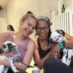 Audra McDonald Instagram - Just did @thepuppysphere yoga with my precious first born and some adorable puppies!!! 🐶🙏🏾❤️