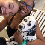 Audra McDonald Instagram - Just did @thepuppysphere yoga with my precious first born and some adorable puppies!!! 🐶🙏🏾❤️