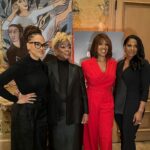 Audra McDonald Instagram - I was so happy to be in conversation with these amazing women about @originmovie last night. Also so happy that my sister from another mister @mslachanze and sweet tv daughter @deneebenton were there to support. ❤️❤️ Thank you @ava for inviting me to be a part of your bold and beautiful film. 🙌🏾Thank you @aunjanue_ellis447 for your absolute inspirational brilliance on screen.🙌🏾Thank you @gayleking for leading us in lovely conversation.🙏🏾Opens in theaters Jan 19th. Style by @jakesokoloff 👗: @chiarabonilapetiterobe 💎: @alexisbittar 💇🏽‍♀️: @chiomanvhair 💄: @jilloshrymakeup 📸: @raelyks