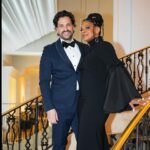 Audra McDonald Instagram - Got to get glammed up, hang with my @gildedagehbo family and have a fun date night with the hubby @willtheswenson at the @sagawards last night! Thank you @csiriano for the gorgeous gown! Styling by @jakesokoloff 💄: @shannonpezzetta 💇🏽‍♀️: @sabrina.porsche 💎: @alexisbittar 👠: @michaelkors 📸: @ajaitrue