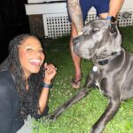 Audra McDonald Instagram - Ptown, you were just as magical as you always are. @sethrudetsky and I had such fun last night. Thank you for being such an amazing audience and thank you @markcortaleproductions for continuing to accommodate my demand to come back every year 🤣🤣 Also on our post show stroll to @provincetownfudge to get the mandatory post show piece of chocolate peanut butter fudge( I don’t make the rules) Seth and I met this amazing little pup named Hamlet aka @hamletzdane and I am in love. 🏳️‍🌈🐶❤️ @markcortaleproductions