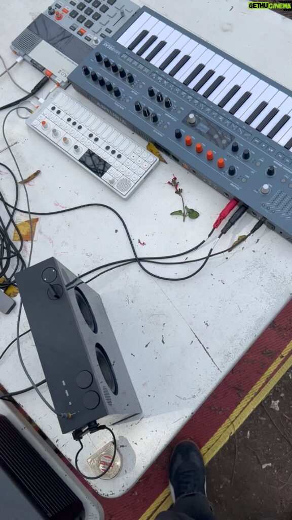 August Kamp Instagram - (sound) watch the way the subs move at the end omgggg gear by @teenageengineering (shout out to the homie @emil_kullanger ) and then also minifreak by @arturia_official