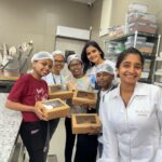 Avantika Dasani Instagram - Somethings that made it to my #Highlightof23 Earlier in the year, I had the chance to host @thekindnessprojectinyou first mumbai event The incredible talented founders and chef @anushkamalkani and @nariman.coach1 from @masabakery.in took a baking and dessert deco class with the lovely kids from @happyfeethomefoundation a children’s hospice, (That has some real superheroes that could always do with some love and support) Future potential bakers got to learn from the best, bake in a professional kitchen, ask lotsss of questions, have a overall day of fun and also take home some goodies. A special thanks to @t24_residency that hosted the kids for a lovely and wholesome meal post all the baking! I adore my friends that are always up to do and be inspirational! Nushki you are all things sugar spice and nice, just like everything you get to eat at MASA 🤍 The last slide is me getting to take home the yummiest mushroom crossiant for being a good helper.