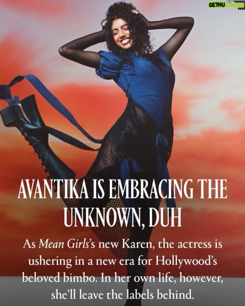 Avantika Vandanapu Instagram - @marieclairemag  i adore you all thank you for this opportunity i am, indeed, embracing the unknown! Photographer: @chinxzam Writer & Entertainment Director: @nehapk  Art Director: @b_h___b Fashion Director: @sarajonewyork Stylist: @cryoungin Beauty Director: @deenacampbell Makeup Artist: @colbymakeup Hair Stylist: @marcmena Social Editor: @luciatonelli Producer: Nicholas DeBellis