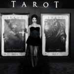 Avantika Vandanapu Instagram – TAROT premiere.🧿 it’s in theaters NOW so go watch. 🫦🫦 @sonypictures @tarotmovie 

take your mom, your situationship, anyone whose hand you can hold, i don’t care. 🖤

this movie was such a labor of love and i really did meet the family of a lifetime on this set. i think we all sort of trauma bonded in serbia while filming TAROT and i do firmly believe this translates on screen in a deeply entertaining way. thank you @sonypictures @scottglassgold @annahalberg @iamspensercohen @mgbitar for making the dreams of this horror movie buff come true. she is so very grateful. 🥹 

as always, had the time of my life with my girl @larsenthompson. (we missed you @humberly @_harrietslater @lifeisaloha @adainbradley) don’t be a flop, and get your ticket to TAROT right now. even if you don’t like scary movies! 🖤