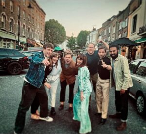 Aya Cash Instagram - So many wonderful people in this photo and not in this photo. All jobs are good because, well they pay your bills,  but this one was especially good because of the unicorns I met. Get ready for The Franchise on @hbo sometime soon (ish)