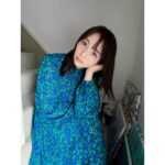 Ayame Misaki Instagram - 何枚目が好き？ かわゆワンピースの気分♪ Blue and Green🫐🫛 @akte_official @satoconaka #akte #アクテ #fashion #dress #しふく #私服 #ファッション