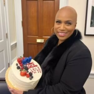 Ayanna Pressley Instagram - Happy 50th Birthday to our Congresswoman.

From fighting for the people of the #MA7 to keeping those closest to the pain closest to the power, we’re so proud to do this work with you.

TY for reminding us to show up in the world as our full, authentic selves.

- Your ATeam