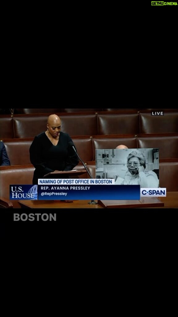 Ayanna Pressley Instagram - Today the House passed my bill to rename the Dorchester Ave post office after Caroline Chang, a trailblazing AAPI activist from the MA-7th. Of over 600 postal facilities in Massachusetts, this would be the first one named after an AAPI person. Caroline dedicated her life to serving our Chinatown community and we’re now one step closer to honoring her memory and legacy 💜