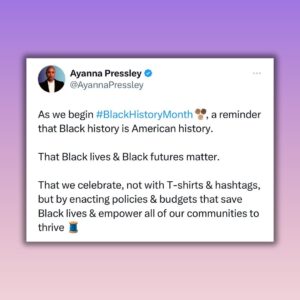 Ayanna Pressley Instagram - Happy #BlackHistoryMonth, family.