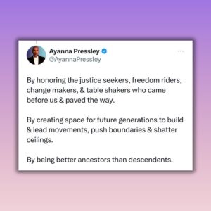 Ayanna Pressley Instagram - Happy #BlackHistoryMonth, family.