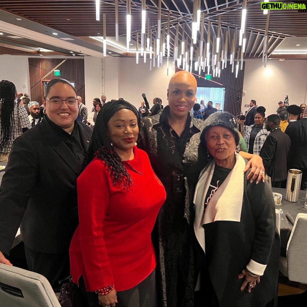 Ayanna Pressley Instagram - I was honored to visit Springfield for the 42nd Annual MLK Memorial Scholarship Breakfast. Thank you for the opportunity to reflect on Dr. King’s life & legacy, and congratulations to our scholars! You are truly your ancestors’ wildest dreams and the future is yours to shape.