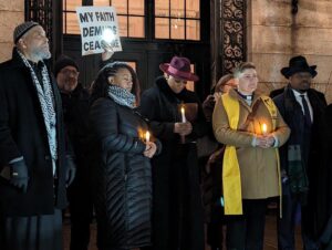 Ayanna Pressley Instagram - We held the largest public gathering of faith leaders for a ceasefire in Greater Boston since Oct 7.

Together, we mourned the lives lost in Israel and Gaza, and turned our grief into action.

We must have a #CeasefireNOW to save lives, release hostages, and deliver humanitarian aid.