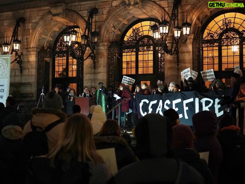 Ayanna Pressley Instagram - We held the largest public gathering of faith leaders for a ceasefire in Greater Boston since Oct 7. Together, we mourned the lives lost in Israel and Gaza, and turned our grief into action. We must have a #CeasefireNOW to save lives, release hostages, and deliver humanitarian aid.