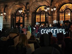 Ayanna Pressley Instagram - We held the largest public gathering of faith leaders for a ceasefire in Greater Boston since Oct 7.

Together, we mourned the lives lost in Israel and Gaza, and turned our grief into action.

We must have a #CeasefireNOW to save lives, release hostages, and deliver humanitarian aid.