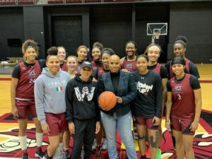 Ayanna Pressley Instagram - .@iowawbb and @gamecockwbb talk about an epic rematch. Some of the best athletes to ever play the game. Conan, Cora, and I loved watching you make history.

And @staley05 you are a national treasure ma’am.