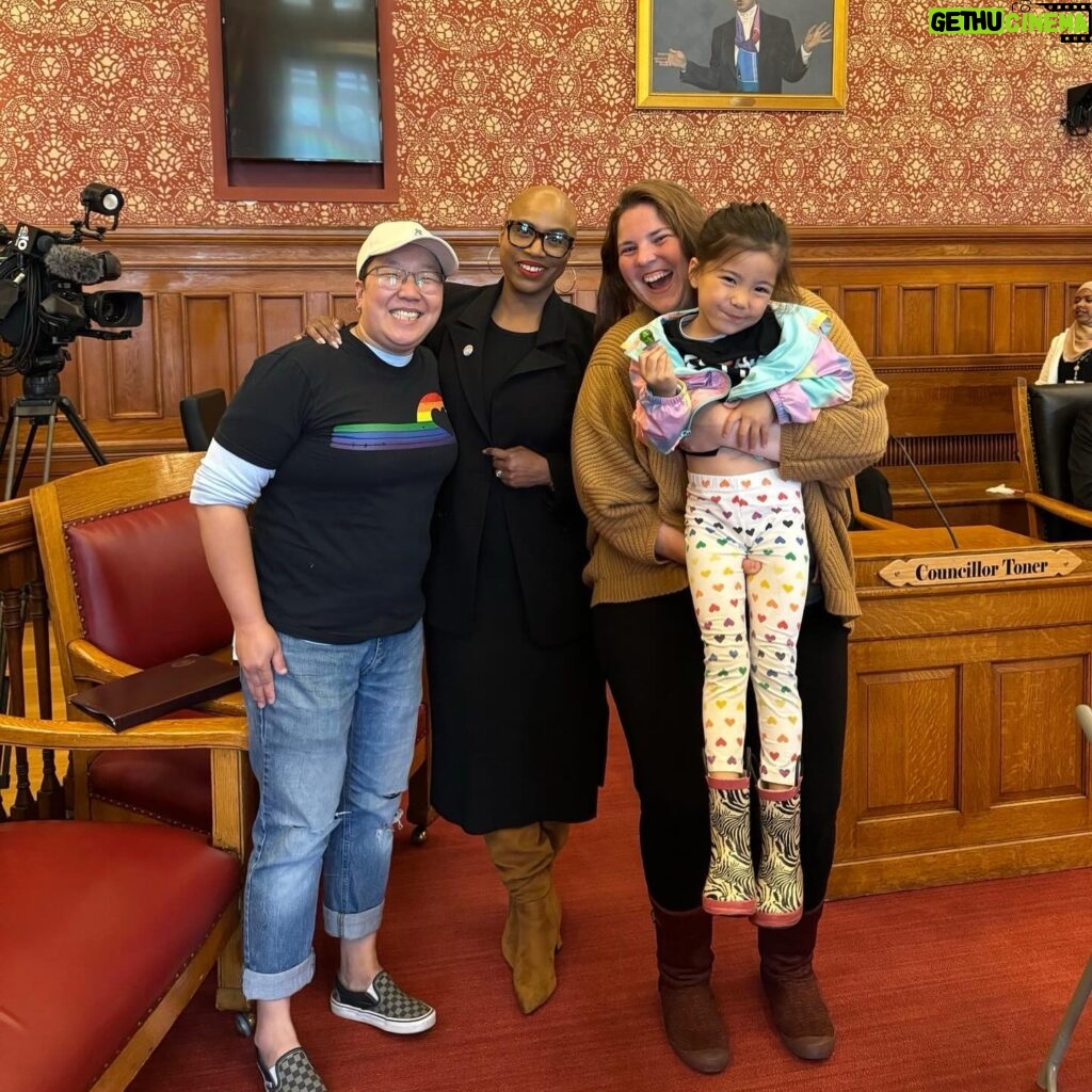 Ayanna Pressley Instagram - Love is something that no one can grant, and no one can take away. But marriage equality isn’t only about love, it’s also about justice. Thrilled to join @cambridgelgbtq, Mayor Simmons, Susan Shepherd, and Marcia Hams to celebrate 20 years of #marriageequality in MA.