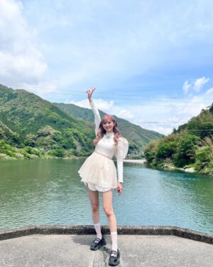 Ayano Kawamura Instagram - いい天気やった高知🪷
#ANGERME#アンジュルム#川村文乃#高知県