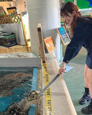 Ayano Kawamura Instagram - #桂浜水族館

桂浜水族館の公式マスコットキャラクターの
おとどちゃんが案内をしてくれました！

高知色が強くてユニークな水族館です😂

エサやりも楽しいですし
コツメカワウソ、アシカ、ペンギン、カピバラなどかわいい動物がたくさんです🦭

サイン書かせてもらったので探してみてね😉
#ANGERME#アンジュルム#川村文乃#かむ高知観光#高知県#高知市#えいね高知市