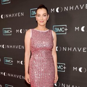 Ayelet Zurer Instagram - #MOONHAVEN  premiere in LOS Angeles at the @london  ON MY birthday!? 
I mean how fun is that?
Incredibly grateful for @amcplus support of our show and the birthday cake. 
The show will air July 7 and trust me. You don’t want to miss this Jem. 
#peterocho
@emmakatherinemcdonald 
@joemanganiello 
@dom_monaghan_ 
@amarakaran 
@kadeemhardison
@yazzminnewell 

Hair makeup @yanivkatzav
Dress @chiarabonilapetiterobe 
@