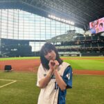 Ayumi Ishida Instagram - エスコンフィールド HOKKAIDO @maria_makino.official まりあがたくさん案内してくれた🩷🪽 連れて行ってくれてありがとう.. #思い出のシェア.. #朝の球場 #エスコンフィールド北海道 #終わって外出たら夕日きれいだったな #モーニング娘24 #morningmusume24 #石田亜佑美