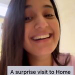 Ayushi Khurana Instagram - Visited home after 1.5 years and surprised everyone.