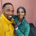 Azie Tesfai Instagram - I took almost two years off from taking any acting jobs to focus on some incredible writing and development projects (exciting updates on that soon!;)), but when @tessasimages and @jainaleeortiz call and ask you to join the cast of #station19 you say YES. One of the best and most fun experiences working with friends. Hope you guys enjoyed the episode last night, next week’s episode gets even more INSANE. Loved these humans and this experience. 🥰 Also the last two photos were Jaina and I meeting on a show called Rosewood 9 years ago, she’s one of my closest gfs now so we had to recreate the photo once back at work together again🙌🏾💛