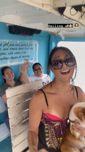 BB. Gandanghari Instagram - #emotionalSupport: Travel companion…🐕✈️🚢
.
Bogart for the whole duration of our trip, did not stress out even for a moment. Totally chill… trusting🐶 There’ll be thousands more miles to travel to get to our final destination, literally and so in life…
So sit back, relax and enjoy this journey with us💯❣️
.
Thank you @pettogotransportation for Bogart’s safe land and sea travel.💯🚢
#BBGandanghari #Bogart #Rescue #Rescuemom #RescueDog #FurMama #Furbaby #EmotionalSupportDog 🙏