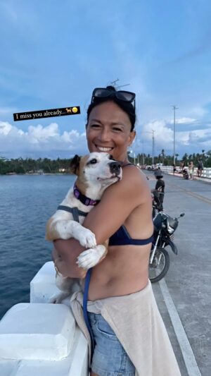 BB. Gandanghari Instagram - #BitterSweet: some good things must come to an end… I will miss you, actually, I miss you already. 💔😢 
.
Till we meet again… 🐕🌴🙏
.
#BBGandanghari #Siargao #Travel #EPBliss #Accommodation #IslandAdventure #Furmama #Furbaby #GuardianAngel 🌈