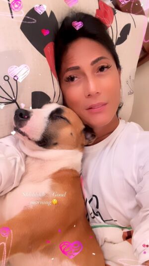 BB. Gandanghari Instagram - #MorningAfter: Welcome to my life, Bogart…💞❣️
.
After grooming was the first night we actually slept together, and right there I felt the most connection, he slept near my heart the entire night and it’s the most relaxing sleep I had during my entire stay in Manila. Precious… and I thank the Lord for letting me feel that kind of #love, #joy and #peace. 🙏🐶
.
We maybe physically apart for now, it will not be for long… so help me God🙏😔
.
#BBGandanghari #BBG #Bogart #FurFam #Furmama #Furbaby #Rescuemom #RescueDog #EmotionalSupportAnimal #AdoptionProcess 😔