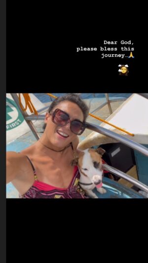 BB. Gandanghari Instagram - #Boatride: Life is a journey 🙏💞
.
It will be a long travel to home for Bogart…  but we will get there. I will get you where you need to be, where I go, you go. 
I’m praying for a joyful life with you Bogart, why? Bec when I lost imman, I thought, joy was taken away from me… 🐕💔 
.
Thank you @pettogotransportation for Bogart’s safe travel…🙏🐶
.
#BBGandanghari #Bogart #RescueMom #RescueDog #Rescue #Furmama #Furbaby #EmotionalSupportAnimal ❣️🐕🐶