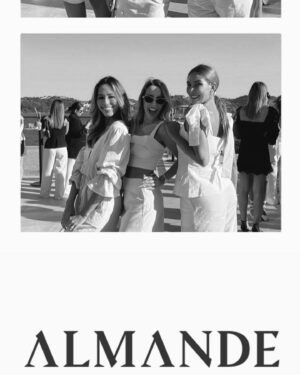 Bárbara Corby Instagram - ALMANDE BIG 3✨ Ainda a processar o dia de ontem🥹 A @almande.label fez 3 anos!! Três anos de vitórias, alegrias, mas também muitos desafios e sacrifícios. Ver este projeto a crescer é um orgulho e poder comemorá-lo ao lado de tantas mulheres que admiro e me inspiram não tem preço! Obrigada obrigada a todos que estiveram presentes ontem e a todos vocês que estão desse lado, apoiam e vestem @almande.label ! Sem vocês nada seria possível! 🤍🍾☘️ #almande #almandesummer