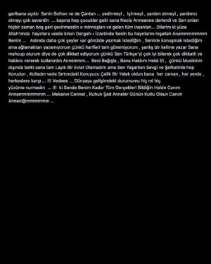 Bülent Ersoy Instagram - Canımmm anneciğime açık mektubum …………….