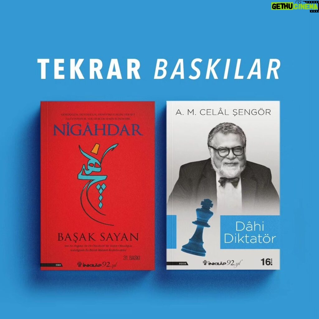 Başak Sayan Instagram - Tekrarlanan baskılarıyla "Diyet Hakkında Her Şey, Otofaji, Nigâhdar ve Dâhi Diktatör" kitapları yeniden sizlerle... Kitaplarımıza www.inkilap.com üzerinden ulaşabilirsiniz. #tekrarbaskı #kitaptavsiyesi #inkılapkitabevi #okuyarakcogaliyoruz #nilaykeçeci #yavuzyörükoğlu #başaksayan #celalşengör