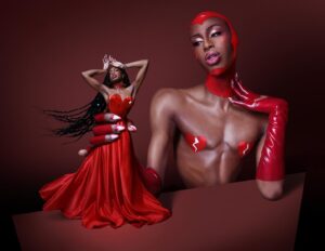 Baby Instagram - POV: You’re single on Valentine’s Day so you play with yourself…

Photography/Edit: @nikpatestudio 
Styling: @ally.lux 
@ginaparr_makeup 

Dress: Dylan Joel @dylanjoelstudio
Hood & Gloves: House of Harlot @houseofharlot
Jewellery: Vitaly @vitaly , Raspberry Mazohyst @raspberrymazohyst , Maison Lumiere @maisonlumierecn
