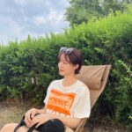 Bae Yoon-kyung Instagram - 비오기 직전 하늘.. ☁️🫧 그래도 좋았던 어제 한강🧡