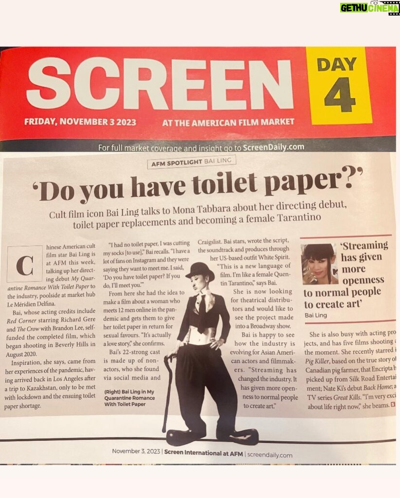 Bai Ling Instagram - How come my previous post disappeared ? Someone can tell me? Wow someone hacked into my account? 10pics just reposted . And I am going to a #premiere now in #hollywood from #afm will add text later 🧻💖😛 But Do you have #toiletpaper ? Love the title 🤣🧻👏💖🎞💋🛁💃 Those pics are #elegant and #classy #tastefully agreed ? Cookie: Only beautiful thoughts, good heart, and positive energy and kindness in someone’s being , and express them daily , will then attract more of all those beautiful things and qualities into ones life and world. Love from #hollywood 🌹❤️🎞💋🎬🛁🎸🎼💰🧻 #bailingmovie #elegance #grace #filmmaking #filmmakers #bailingfashion #白靈 #白靈電影 #白靈時尚 #白靈導演處女作#directorialdebut #film #myquarantineromancewithtoiletpaper #我和衛生紙的隔離戀情 #comedy #romanticcomedy #screendaily #fashion #style #glamour #virulpost🤟🤙 #positivevibes #healthylifestyle