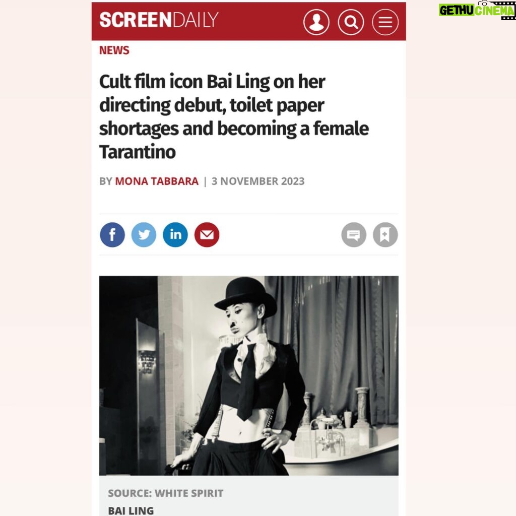 Bai Ling Instagram - Sharing the amazing Huge #news at #afm today on #screendaily @screendaily on my #directorialdebut #film #myquarantineromancewithtoiletpaper #我和衛生紙的隔離戀情 so happy and excited !!! Please read the #article you will know my story . It is a #romanticcomedy taking place in #losangeles in today’s world , a #hilarious #powerful story about our lives , a film that is closest to our lives today and is about what is happening right now in our lives globally. With tremendous #humor , and #profoundness , I told a touching story. Yes in the end i turned myself into Mr. #charliecharlie . It is the most #inspriational story of our 21 century, It is my love letter to the history of our lives a love letter to all of you. It is also a #womenempowerment story , a foreigner and immigrant, and an actress turned into director. I am at the #afm #americanfilmmarket right now , to find my baby a glorious home for you to see my #funny and #profound movie, yes I am super excited and proud . Cookie: This is how we influence our world by giving love, creating the most #authentic #original powerful story in the #art of #cinema to touch hearts and change lives. Amd mostly to Inspire you to be the #brilliant of who you are. Love from AFM 💖😛🎞 #lemeridien #hollywood #creator #bailingmovie #白靈電影