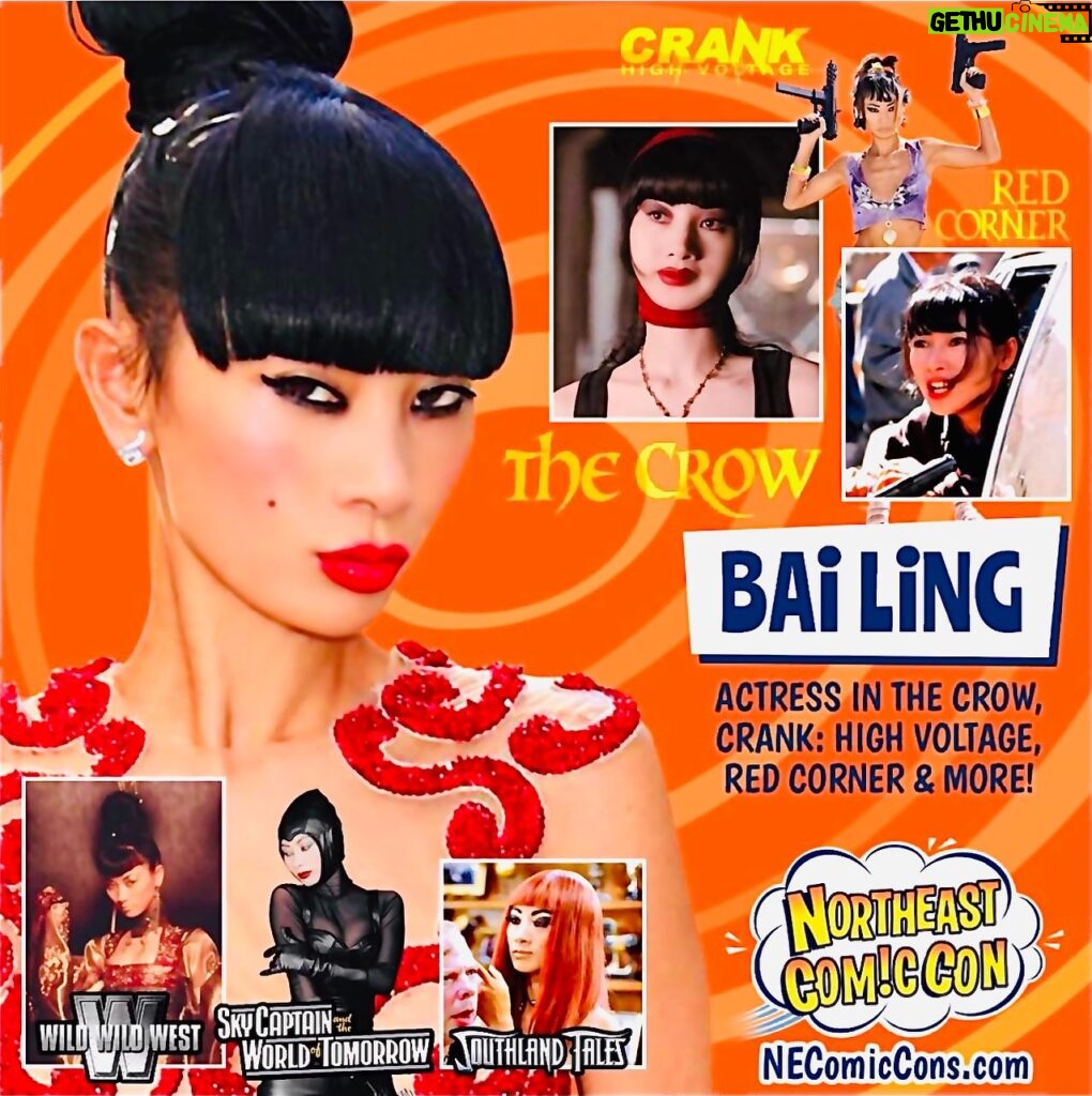 Bai Ling Instagram - Who is in Boston? Will you show me around ? Working on my script for tomorrow’s filming then got this news. Click the link in my bio for fashion and creation @bailinghollywoodpopularshop @quarantineromancee Look at the photo the #comiccon made for the poster, I have done so many different genre of films, can you name all the movies on the poster? Which one is your favorite? I love traveling love meeting with my fans. Good news, I will be in #Boston guess near Boston where the #comiccon takes place. The NorthEast ComicCon & Collectibles Extravaganza Mar 8-10 welcomes Bai Ling ... Autographs and Selfie Photo Ops All Weekend . http://necomiccons.com/guests/ What: The NorthEast ComicCon & Collectibles Extravaganza When: March 8-10, 2024 Where: The Boxboro Regency Hotel, 242 Adams Pl., Boxboro MA 01719 Where is it exactly ? And what to see there? #harvarduniversity ? Remember I was in #boston during a #winter when I just arrived in #america , wow it was so so so cold, I put everything I had and still frozen cold, I literately was crying, so funny when I think of it now. Hope this time is warm in March, maybe someone show me a better places in town? Hope I will see all of you there soon. Cookie: Every season has its beauty, it’s like without the coldness you will never be able to enjoy and appreciate so much and be thankful for the beautiful summer brightness and sexy hotness, and without the darkness, then you will never be able to see the beautiful bright stars and the moon. Everything has its meaning and purpose, they are there to show us life, and what life is all about. Love from #hollywood 👍💖😛 My IMDB https://m.imdb.com/name/nm0000499/ #bailing #actress #film #movie #filmmaking #healthylifestyle #healthychoices #healthyliving #positivevibes #positivethinking #positivequotes #positivemindset #bailingmovie #fashion #白靈 #白靈電影 #白靈時尚 #白靈品牌 #影迷簽名會 #stylish #comiccon #thecrow #starwars #starwars #crank2