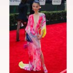 Bai Ling Instagram - One of the most innovative, glamorous, extravagant , celebrited #fashiondesigner #robertocavalli has left us, very sad to hear this news. 10pics This is his dress I wearing attending the #goldenglobesawards #redcarpet , I love it so much, might be one of my favorite dresses I have wear. I got so much attention before #Jenniferlopez wearing that green dress .I love that soft color so sexy feminine enchanting,made me feel like a #goddess landing on earth. A little story of me and Roberto sharing with you: I met Robeto many times as I used to go to so many #fashionshows #redcarpet events . He came to say hi to me many times, but I did not know who he is only my PR told me , finally he took me to a side said: Bai Ling, I can have any models’s attention in the world but how come not yours? I said: I am sorry I am not from here, really don’t know the #fashionworld who is who. Finally he invited me to his home city #Florence #italy🇮🇹 ,wow what a beautiful city, he drove a smart car because the city is so hard to park, he took me to those beautiful restaurants outside a beautiful church for a long afternoon lunch with his friends, and beautiful dinners. Wow I loved it so much, also his home just unbelievable, with real big marble columns, surrounded a blue swimming pools in the middle of the house , the whole house looked like a beautiful decorated #musem , with fancy classy expensive things all around, then I know he is very successful #fashion #desinger . And his personality was so warm, open and vibrate, just like his fashion , bright, vibrant, colorful, #glamorous and #extravagant just like his #lifestyle So glad I got to know him a little in his country Italy where I found endless beauty and history. May you rest in peace Roberto, what you left us is a brave joyful spirits in #marvelous fashion arts. #riprobertocavalli 🙏❤️🙏 Cookie: Only joy will create joy, only love will bright and left the stunning spirits for us to know ourselves and others of what a great value and how precious life is when you are in love with life itself. Salute fashion ! And salute Mr. Roberto Cavalli ❤️❤️ #fashionstyle #RobertoCavallifashion #白靈時尚 #redcarpetfashion