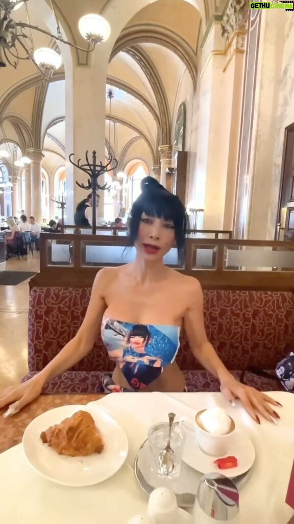 Bai Ling Instagram - Watcha a very funny video having breakfast in Vienna it’s hilarious ,funny waiters I love their happy and joyful energies 🤣👍💋 But did you subscribe me already? Don’t forget to Tuen in this Friday 10pm Los Angeles Time, a live show only on my subscribe channel. And to get what I am wearing by click the link in my bio #bailinghollywoodshop @bailinghollywoodpopularshop @quarantineromancee Wow so funny and happy I got a special treatment it’s hilarious the waiters recognized me, they saw me yesterday passing by and then #google me wow they are so happy all come want picture and autograph , and they made special #cappuccino for me, we had good time there #vienna #austria having breakfast in the very popular #breakfast restaurant #cafe called #cafecemtral , everyday you will see longlines of people waiting outside the door, hard to get seats, and it’s located in the center of Vienna, decorated with class and so beautiful , the cakes and #désert just by their look already delicious . I was #filming my #frenchmovie #taxi3 and learned the way how to eat #croissants dipping it into the hot cappuccino, so delicious. What a #fantastic time I am having in Vienna , the city is very beautiful actually it is stunning . Went to tow #concert with all the beautiful pierces of #mozart and #Beethoven #brahms and other famous #austria #composer performed. Amazing As you know how much I love #music , I learned to play #violin and #pipa when I was a #child that’s why I composed the music for my #directorialdebut #movie #myquarantineromancewithtoiletpaper Cookie: Enjoy life to the fullest, and enjoy it with joy, curiosity and alexciting passion and an open heart to give, receive and experience. Love from Vienna 💋💋💖🥂🛀👠🌹🎞️🥂👍👏🔥 #白靈電影 #白靈時尚 #bailingmovie #bailingfashion