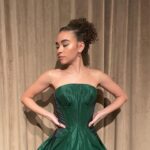 Bailey Bass Instagram - I had a fabulous time at the Red Carpet Green Dress Gala last night. Thank you so much @suzyamiscameron and @iam_samata for inviting to into this sustainable fashion @rcgdisglobal community. Beautiful conversation and connection. Thank you @zacposen for gracing me with this stunning archived look🤍 Looking forward to the Oscars🤭 Styling: @andrewgelwicks in @zacposen Hair: @hairbycassy Makeup: @karinamilan__ #sustainablefashion #rcgd