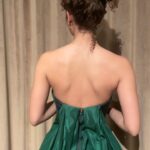 Bailey Bass Instagram - I had a fabulous time at the Red Carpet Green Dress Gala last night. Thank you so much @suzyamiscameron and @iam_samata for inviting to into this sustainable fashion @rcgdisglobal community. Beautiful conversation and connection. Thank you @zacposen for gracing me with this stunning archived look🤍 Looking forward to the Oscars🤭 Styling: @andrewgelwicks in @zacposen Hair: @hairbycassy Makeup: @karinamilan__ #sustainablefashion #rcgd